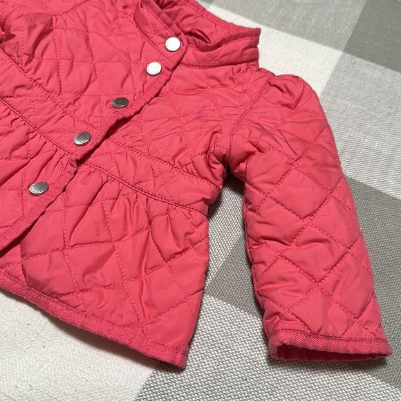 Ralph Lauren pink quilted jacket size 9 months - Picture 3 of 12